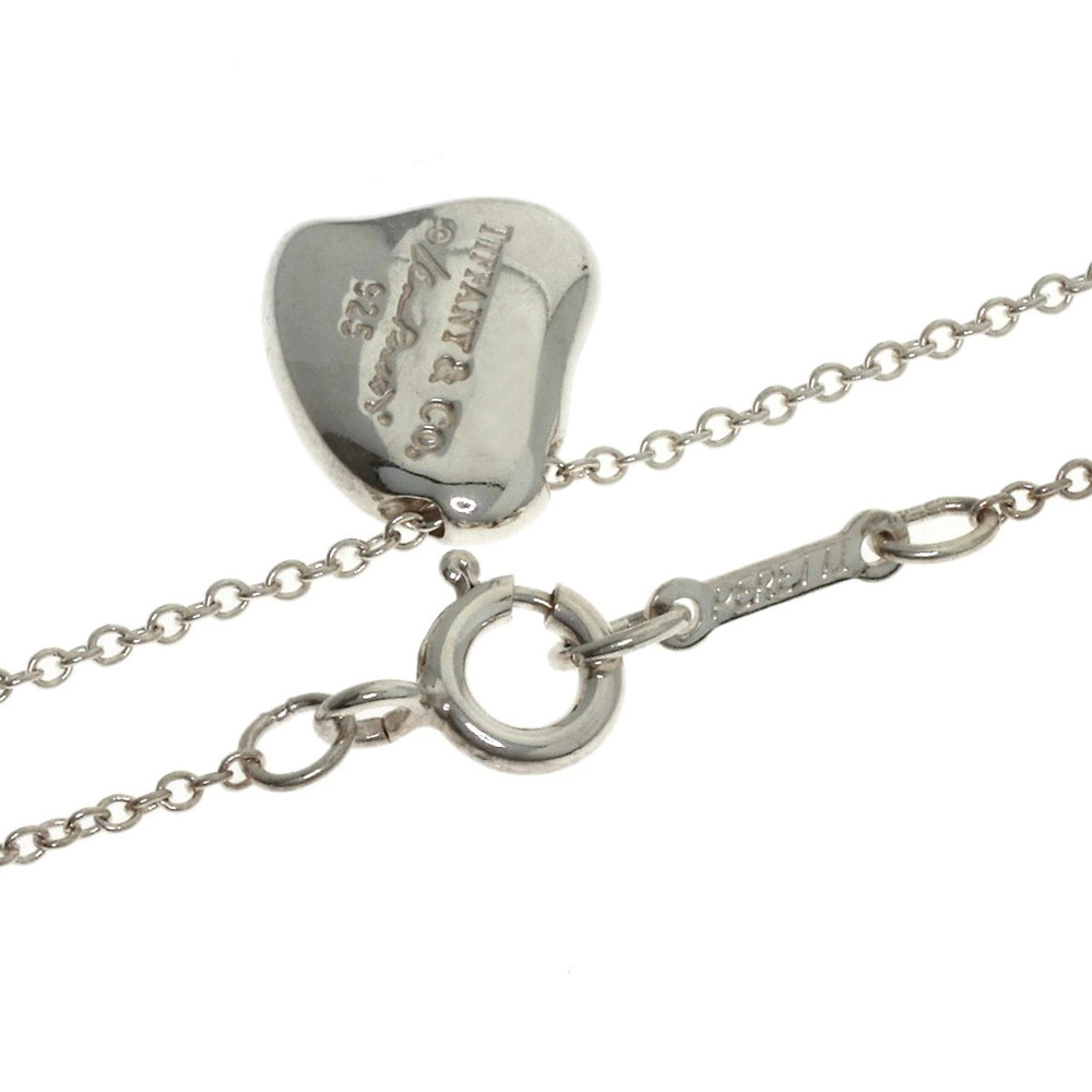 Tiffany Co Elsa Peretti Full Heart Necklace Sterling Silver